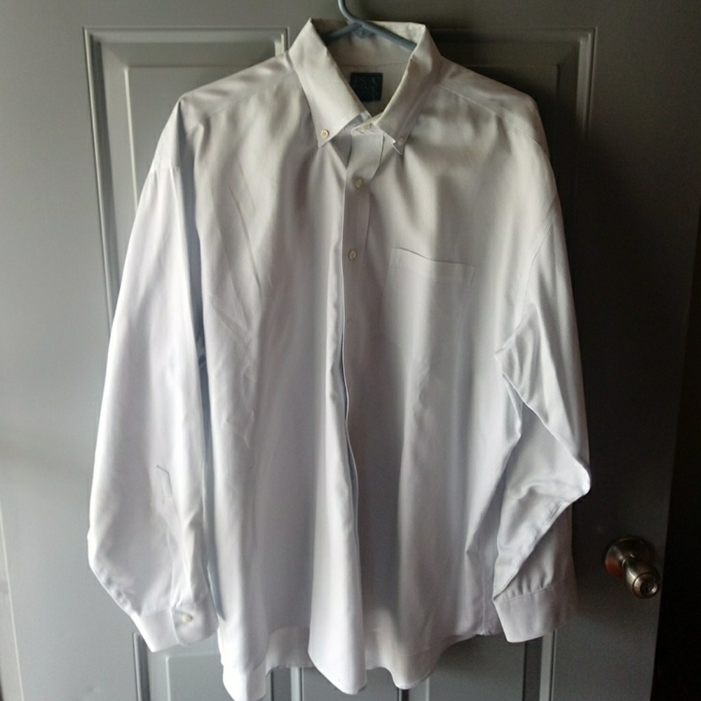 Mens button down long sleeve dress shirt